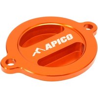 Apico Oil Filter Cover - KTM SXF450 2013-15, EXC-F450 2012-16, EXC500 2013-16 - Orange
