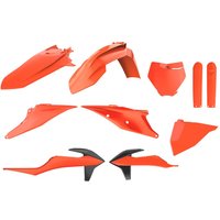 Polisport Full Plastics Kit - KTM SX 125/150/250 & SXF 250/350/450 2019-22 - Fluro Orange