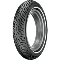 656265 - Dunlop D402 Harley-Davidson 72H TL Slim Whitewall Front Tyre - MT90 B 16"