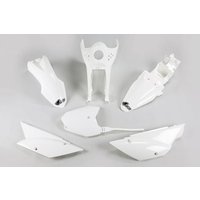 KA37003@047 - KA37003@047 - UFO Full Plastics Kit - Kawasaki KLX110 2010-16 - White