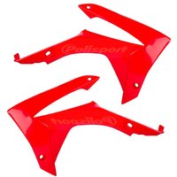 Polisport Radiator Scoops - Honda CRF250R 2014-17, CRF450R 2013-16 - Red