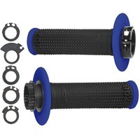 Image of Pro Grip 708 Lock On Grips With 6 Cams - Black/Blue
