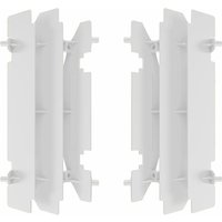 Image of Polisport Radiator Louvres - Suzuki RM125 2001-08, RM250 1996-2006, DRZ400 2000-21 - White