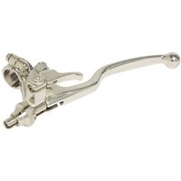 Image of Raceline Clutch Lever Assembly - Kawasaki KXF250 2005-10, KXF450 2006-08, Suzuki RMZ250 2005-06, RMZ450 2005-07 - Silver
