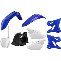 Polisport Full Plastics Kit - Yamaha YZ 125/250 2002-14 Restyle To 2015-21 - OEM (Blue/White)