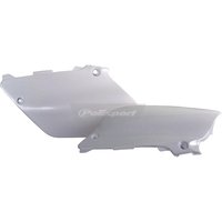 Polisport Side Panels - Yamaha YZ 125/250 2002-14 - White