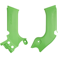Polisport Frame Protectors - Kawasaki KXF250 2021-23, KXF450 2019-23 - Green