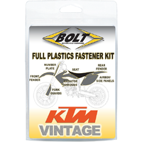Image of Bolt Hardware Plastic Fastener Kit - KTM 125cc-360cc 2 Stroke & 350cc-640cc 4 Stroke Models 1994-97