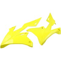 SU04941#102 - SU04941#102 - UFO Radiator Scoops - Suzuki RMZ450 2018 - Yellow