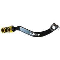 Apico Elite Gear Pedal To Fit Suzuki RM250 2001-08 - Black/ Yellow