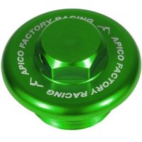 Apico Aluminium Oil Fill Plug - Kawasaki KX250 2005-08, KXF 250/450 2004-24, KX 250/450XC 2021-2024 - Green