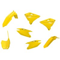 Polisport Full Plastics Kit - Suzuki RM 125/250 2001-18 Restyle To 2019 Style - Yellow