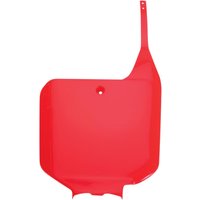 HO02674#067 - HO02674#067 - UFO Front Number Board - Honda CR 125/250 1995-99, CR500 1995-2001 - Red