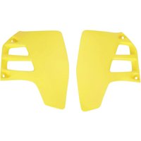 SU02909#101 - SU02909@101 - UFO Radiator Scoops - Suzuki RM125 1992, RM250 1989-92 - Yellow