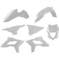 Polisport Plastics Kit - Beta 250/300/350/390/430/480/498 RR 2T & 4T 2013-17 Restyle To 2022 Style - White