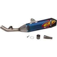 041587 - 041587 - FMF Factory 4.1 Titanium Blue Slip-On Exhaust Silencer - Honda CRF450X 2019-21 (US Models)