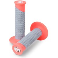 Pro Taper Lock On Pillow Top Grips - Neon Red/ Grey