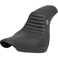 Image of SC81829T - Saddlemen Pro Series SDC Performance Black Gripper Lumbar Grip Seat For Harley Davidson FLSB 1750 2018-2021 - Black