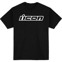 3030-23279 - Icon Mens Adult Clasicon T-Shirt Large - Black