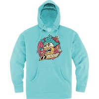 Image of 3050-6873 - Icon Mens Adult Snack Attack Hoodie Small - Brown/Mint/Pink
