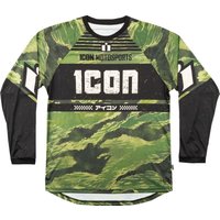 2824-0088 - Icon Tiger’s Blood Jersey XX-Large - Black/Camo Green
