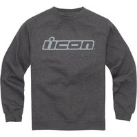 3050-5838 - Icon Mens Adult ICON Slant Crewneck Sweatshirt Large - Charcoal