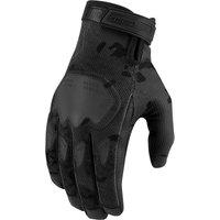 Image of 3301-4398 - Icon Hooligan CE Gloves Large - Black/Camo Grey