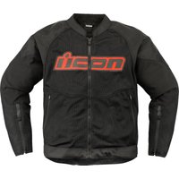 2820-6745 - Icon Overlord3 Mesh Jacket X-Large - Black/Dark Grey