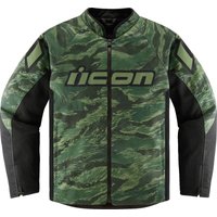2820-6154 - Icon Hooligan Tigers Blood Jacket Large - Black/Green