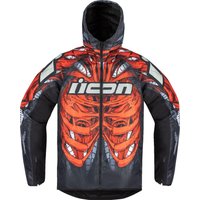 28206680 - Icon Airform Manikr Jacket Small - Black/Dark Grey/Light Grey/Red/White