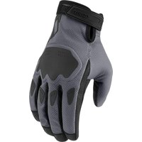 3301-4373 - Icon Hooligan CE Gloves Medium - Black/Grey