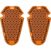 Image of 14379 - Icon D3O Ghost Level 2 Elbow & Knee Impact Protectors - Black/Orange