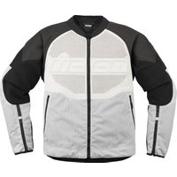 2810-4118 - Icon Overlord3 Leather Jacket Small - Black/White