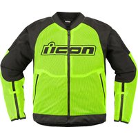 2820-6750 - Icon Overlord3 Mesh Jacket Large - Black/Hi-Vis Yellow