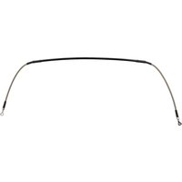B05-1-016/P - Moose Racing Stainless Steel Braided Brake Hose For Kawasaki KX450X 2024-2025 Front