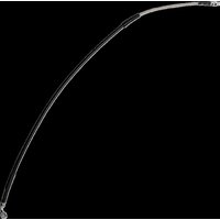 B05-1-010/P - Moose Racing Stainless Steel Braided Brake Hose For Beta EVO 125 2017-2024 Front