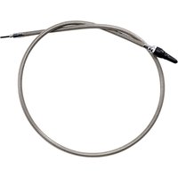 Image of 66-0129 - Motion Pro Armor Coat Braided Stainless Steel Speedometer Cable For Harley Davidson FLHT 1340 1987 - Chrome