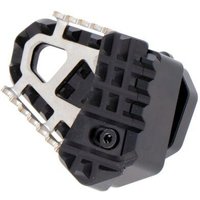 FBE.11.748.10000/B - SW Motech Brake Pedal Extension For Triumph Tiger 800 2011-2014 - Black/Silver