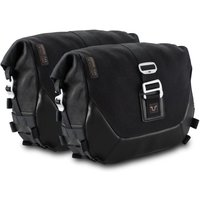 BC.HTA.01.203.20100 - SW Motech Legend Side Pannier Bag System LC For Honda ST 125 2023-2024 - Black/Brown
