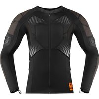 Image of Icon Field Armor Compression Shirt - Black