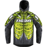 Icon Airform Manikr Jacket - Black/Dark Grey/Green/Light Grey/White
