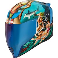Image of Icon Airflite Pleasuredome 4 Helmet - Blue