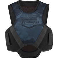 Icon Field Armor Softcore Vest - Black/Blue