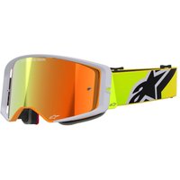 Image of 5100325-5004 - Alpinestars Supertech Corp ABS Vision Goggles - Grey/Yellow