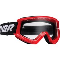 2601-3048 - Thor Youth Combat Racer Goggles - Black/Red