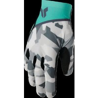 3331-0279 - Thor Womens Sportmode Shadow Gloves X-Large - Black/Grey/Teal/White