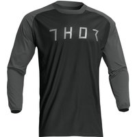 Image of 2910-7165 - Thor Terrain Jersey 3X-Large - Black/Charcoal
