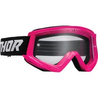2601-3051 - Thor Youth Combat Racer Goggles - Black/Flo Pink