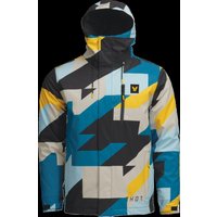 2920-0817 - Thor Brave Tour Jacket Small - Black/Blue/Light Grey/Yellow