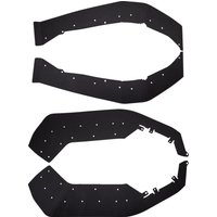 44-7504 - Moose Racing Fender Flares For Yamaha YXF 1000 2022-2024 Fits Front Or Rear - Black